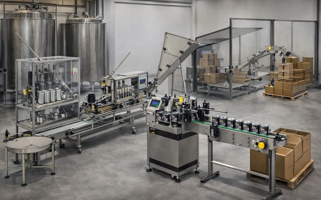 Plnící linka pro perlivá vína do plechovek: moderní řešení pro vinaře a výrobce nápojů