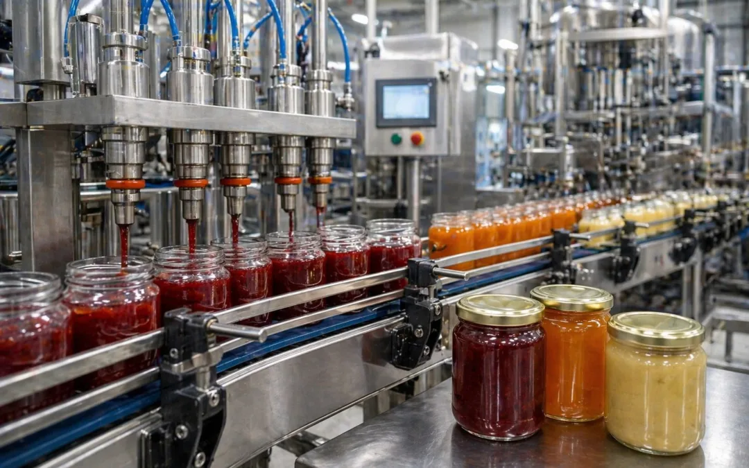 Plnění sklenic v potravinářství: moderní technologie pro přesné dávkování a hygienickou výrobu