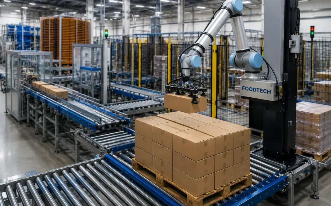 Robotická paletizace a automatizace výroby: budoucnost moderních potravinářských provozů